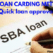 SBA loan application